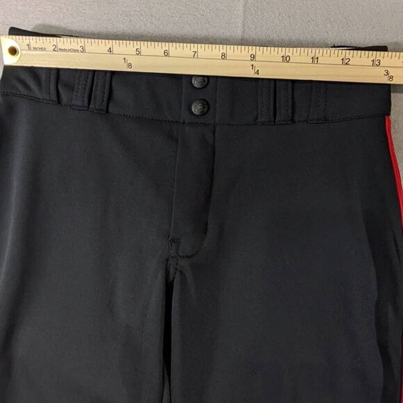Champro Softball Baseball Pants Womens Small Black Red Stripe Summer Spring - Picture 3 of 7
